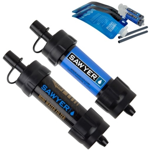 Vattenfilter Sawyer Mini 2-pack blå svart
