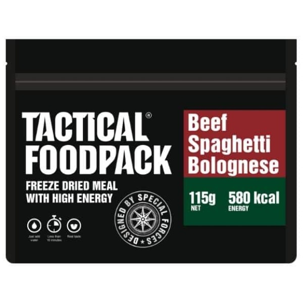 Spaghetti Bolognese (nötkött) - Tactical Foodpack
