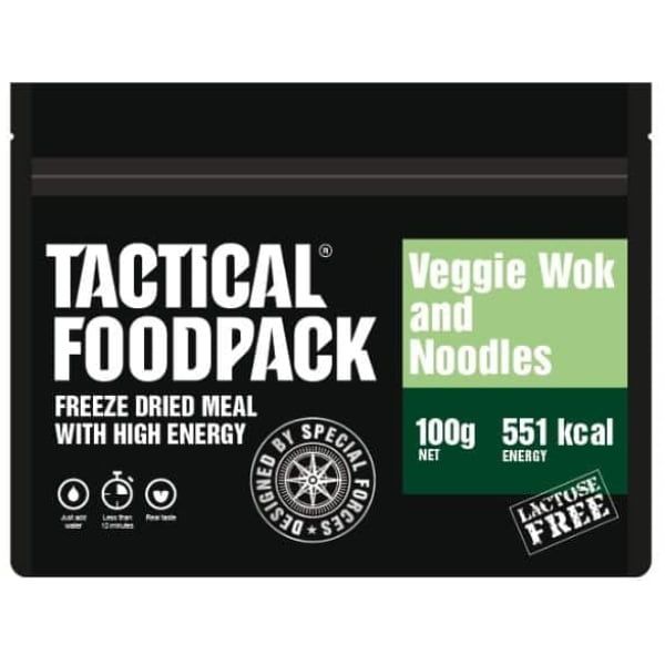 Vegetarisk grönsakswok med nudlar - Tactical Foodpack