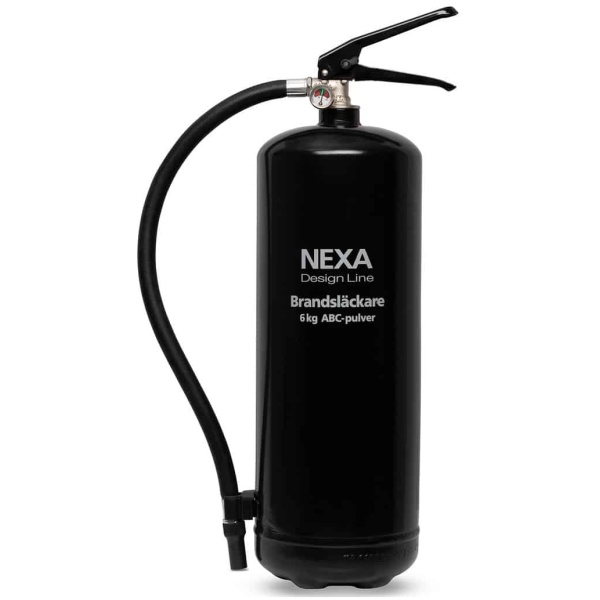 Brandsläckare Nexa Svart 6kg (pulver)