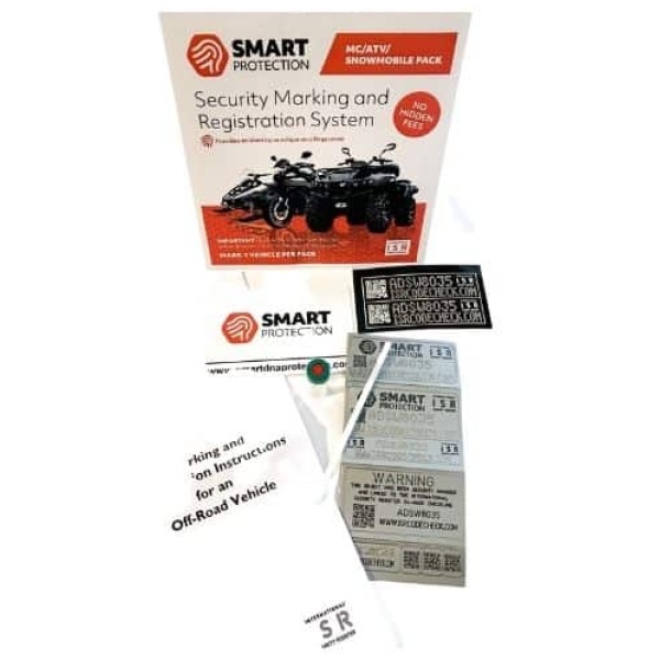 SmartDNA Stöldskyddsmärkning - MC / Fyrhjuling / Snöskoter