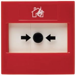 Brandlarmsknapp LK-5-RES röd