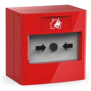 Brandlarmsknapp LK-5-RD röd