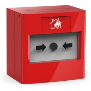 Brandlarmsknapp LK-5-RD röd