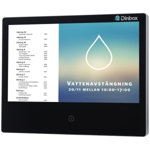 Bokningstavla Wallpad 24tum Digitalt våningsregister